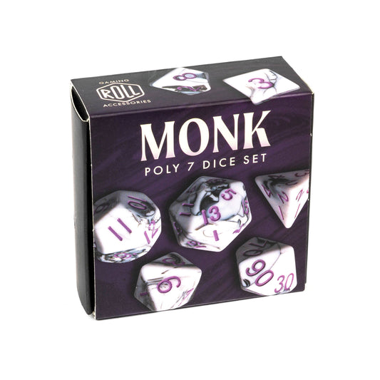 Monk 7-Polyhedral Dice