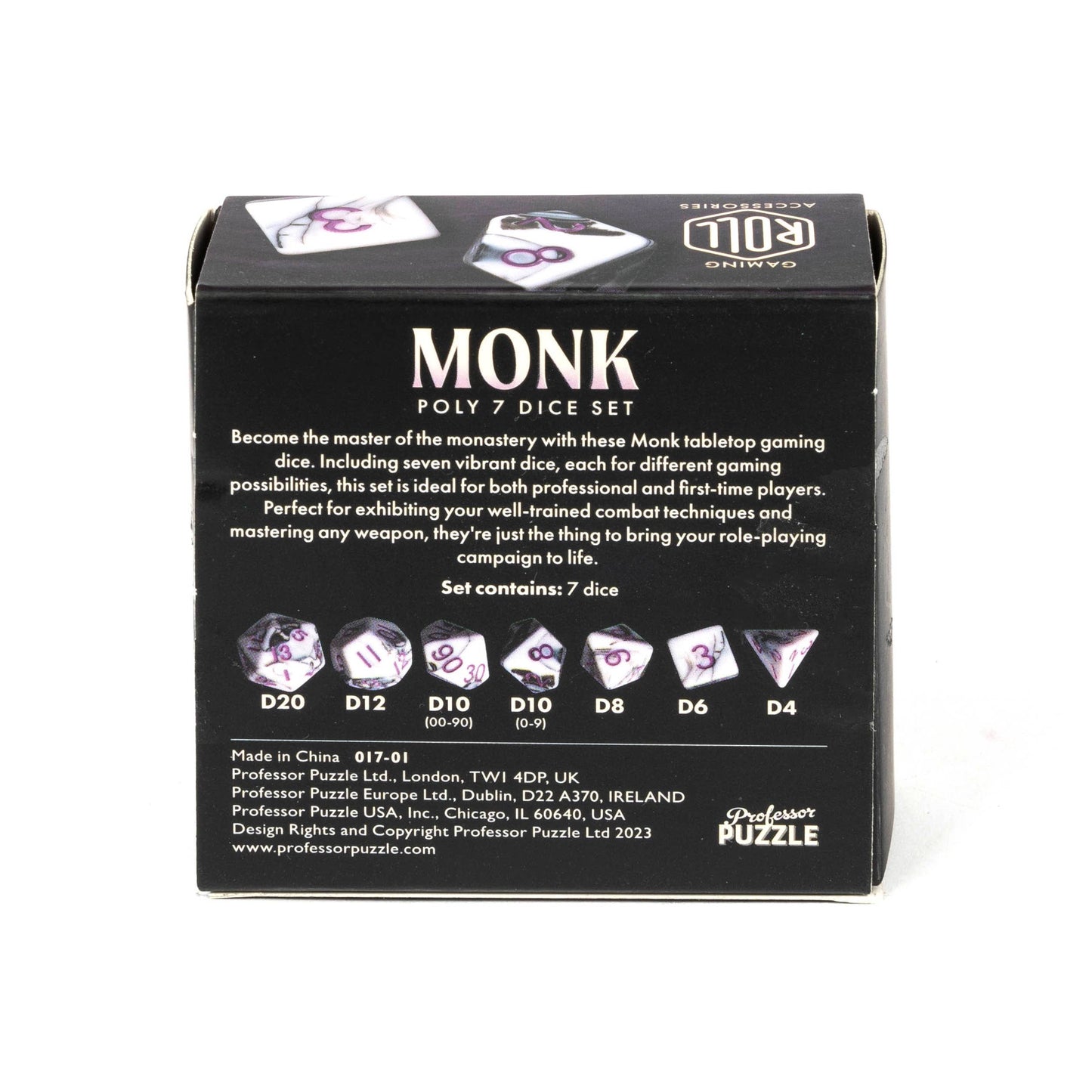 Monk 7-Polyhedral Dice