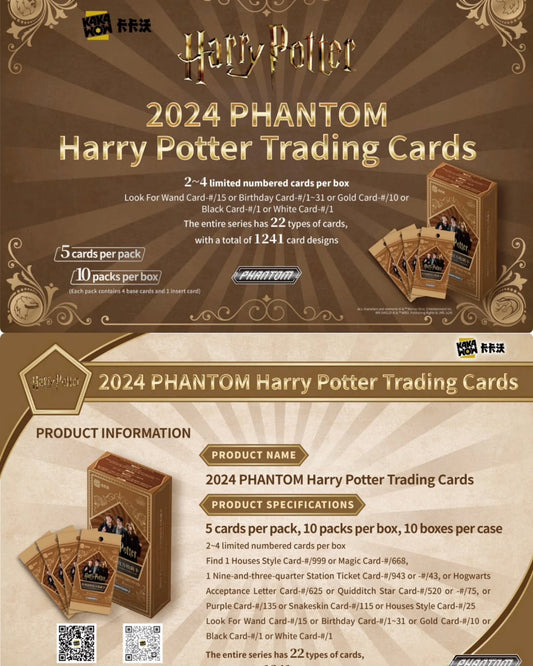 ✨ 2024 KAKAWOW PHANTOM Harry Potter Trading Cards! ✨