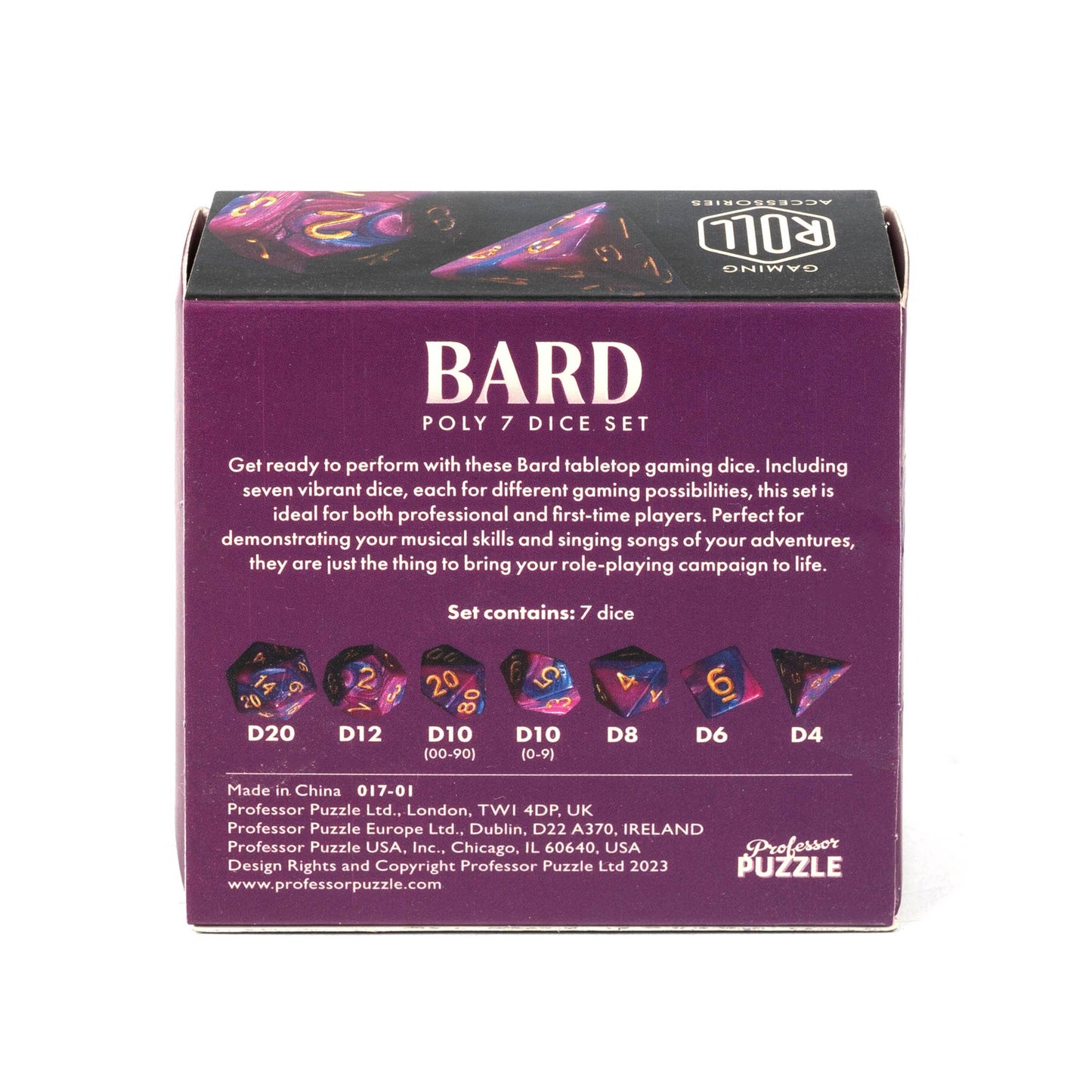 Bard 7-Polyhedral Dice