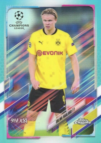 20 21 Topps Neon Future. Champions League Chrome Soccer UEFA Steve Aoki Edition Hobby