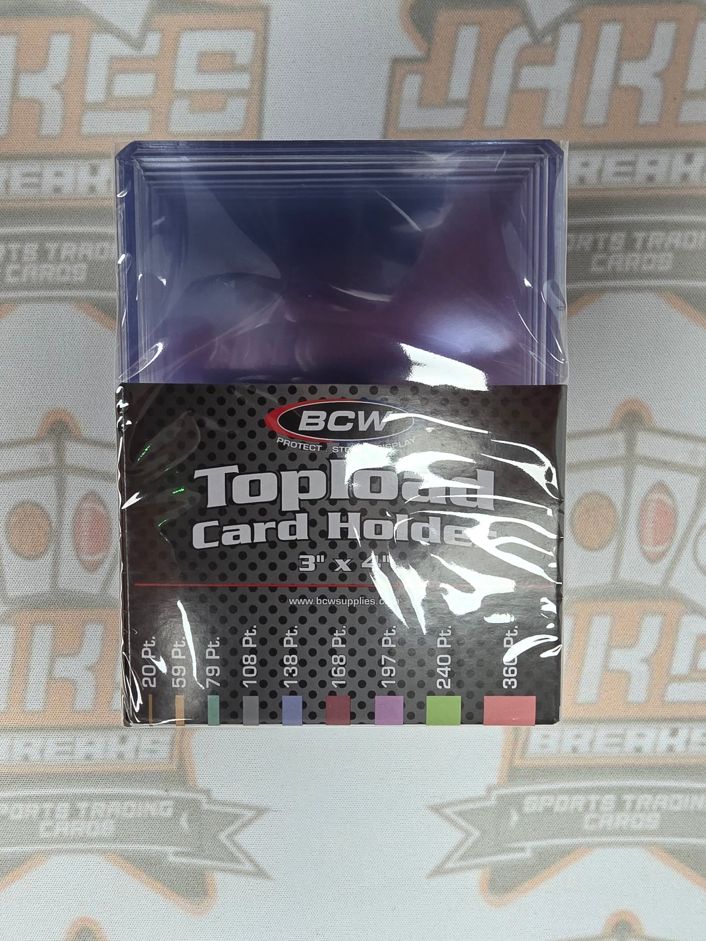 BCW Topload Card Holder 108PT