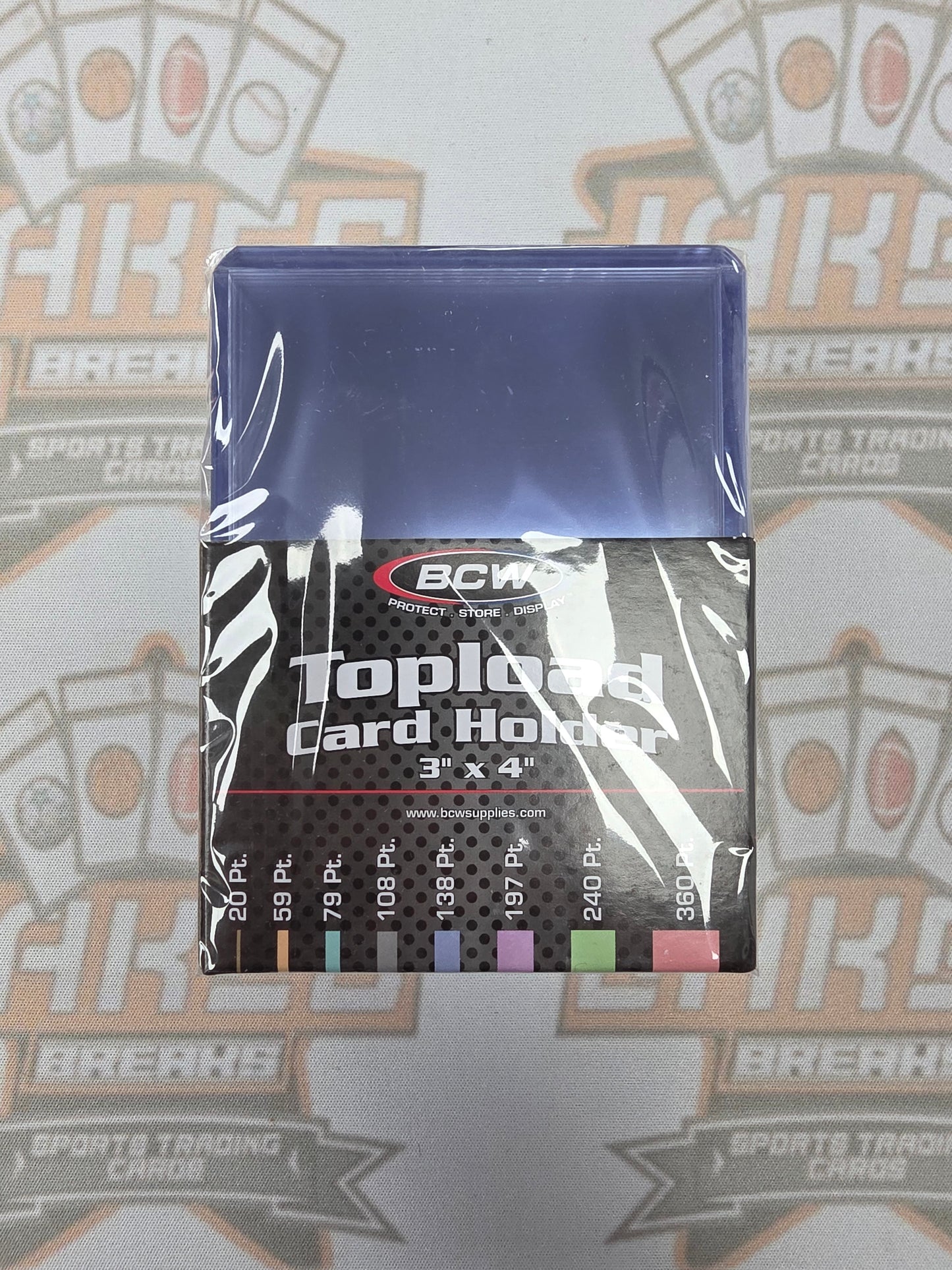 BCW Topload Card Holder 35PT 3"x4"