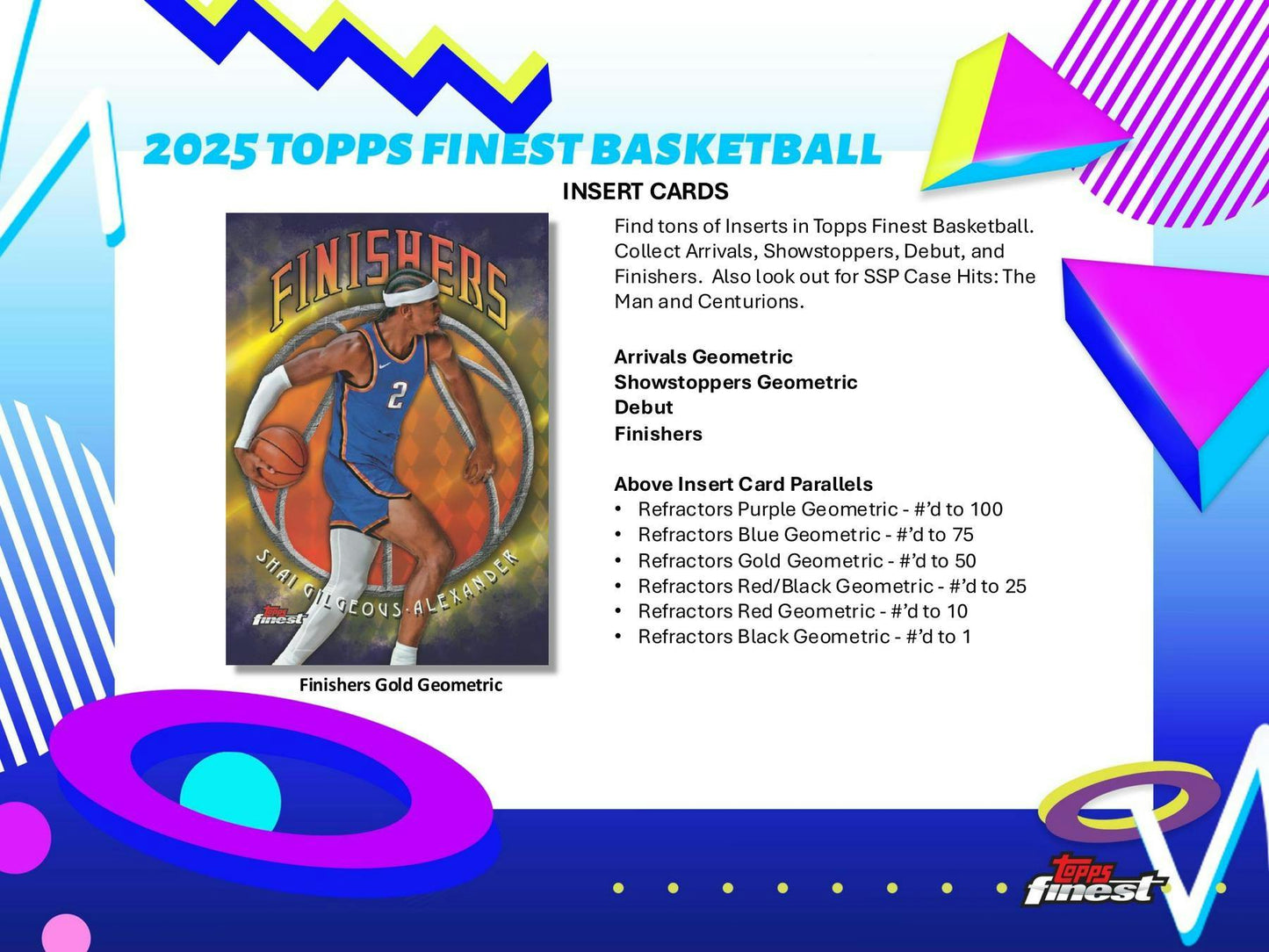 Topps Finest - 2024/25, Basketball - Breaker Delight Box.