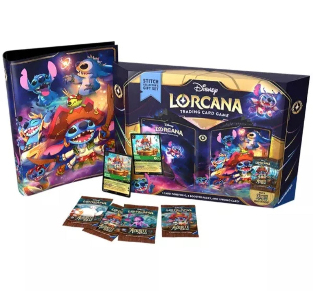 Disney Lorcana Set 6: Azurite Stitch Collector's Gift Set Disney Lorcana Set 6: Azurite Stitch Collector's Gift Set