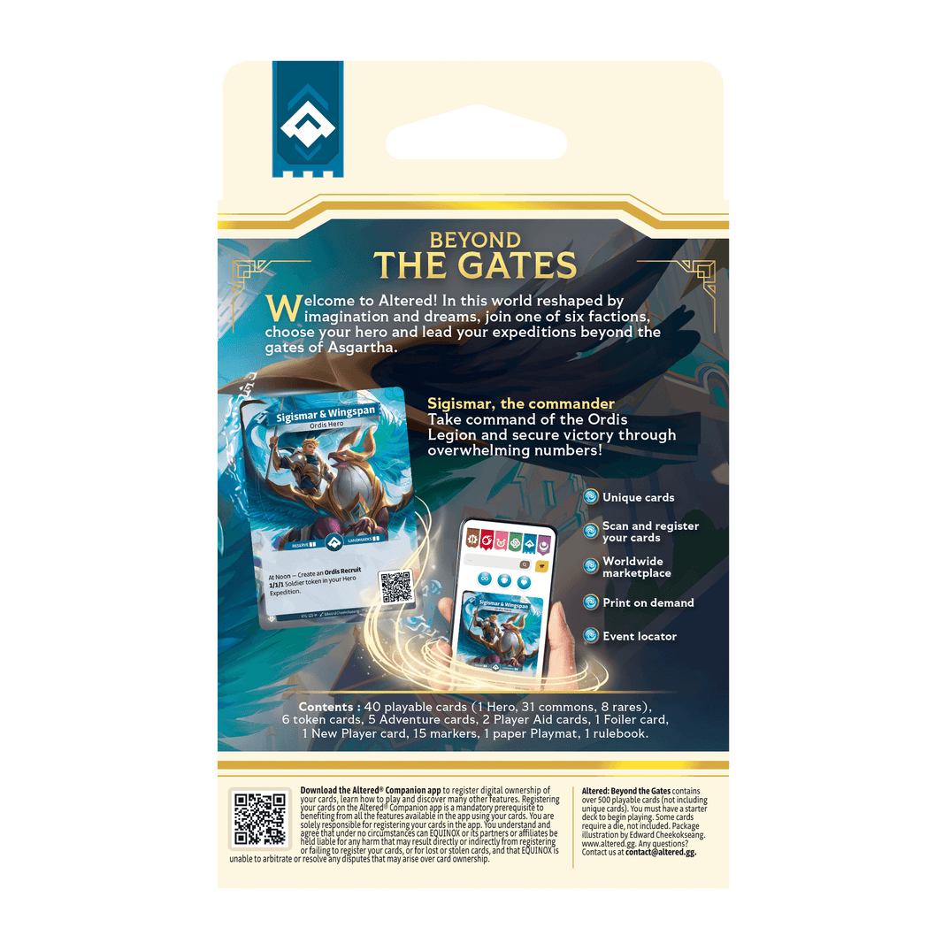 Altered: Beyond the Gates - Ordis Starter Deck.