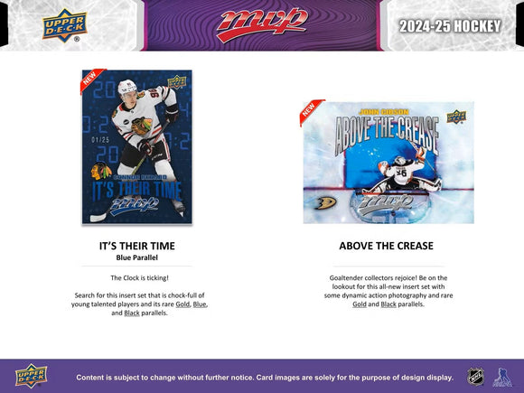 Hockey NHL- 2024/25 - Upper Deck MVP - Hobby Box (20 Packs)