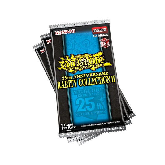 Yu-Gi-Oh! - 25th Anniversary Rarity Collection II - 1st Edition, 25th Quarter Century. Booster Pack x 1