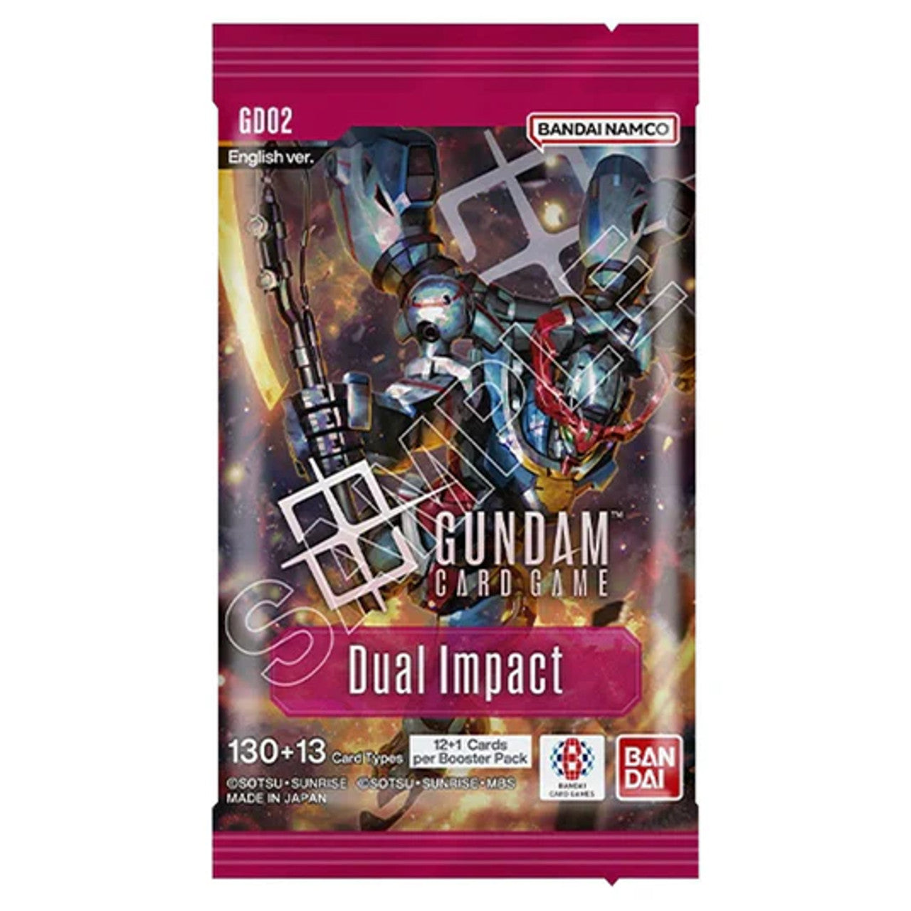 Gundam Card Game: Dual Impact (GD02) Booster Pack