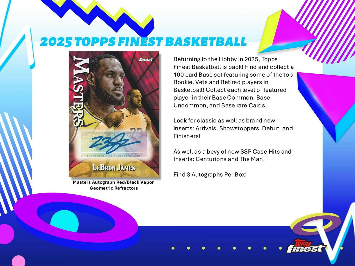 Topps Finest - 2024/25, Basketball - Breaker Delight Box.