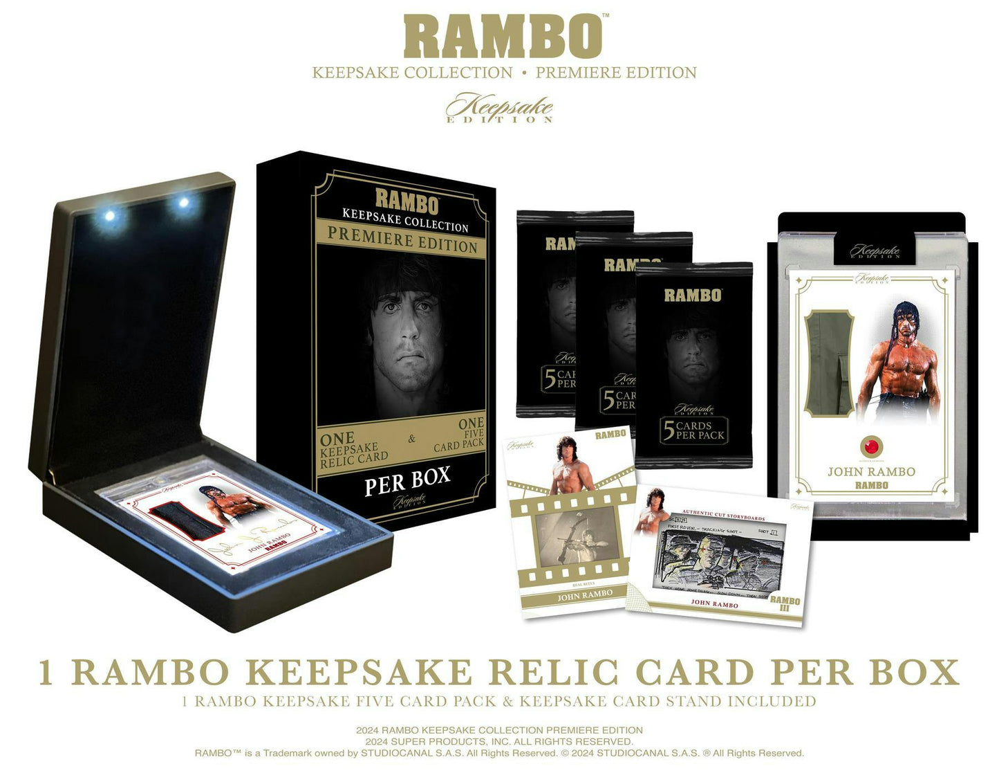 Keepsake Rambo Collection Premiere Edition Hobby Box (Super Break 2024)
