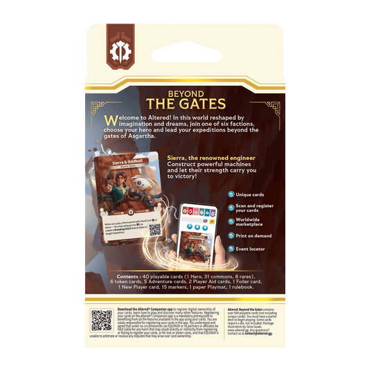 Altered: Beyond the Gates - Axiom Starter Deck.