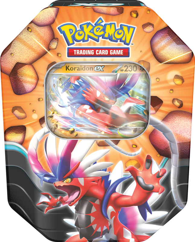 Pokemon Slashing Legends Tin - Koraidon EX