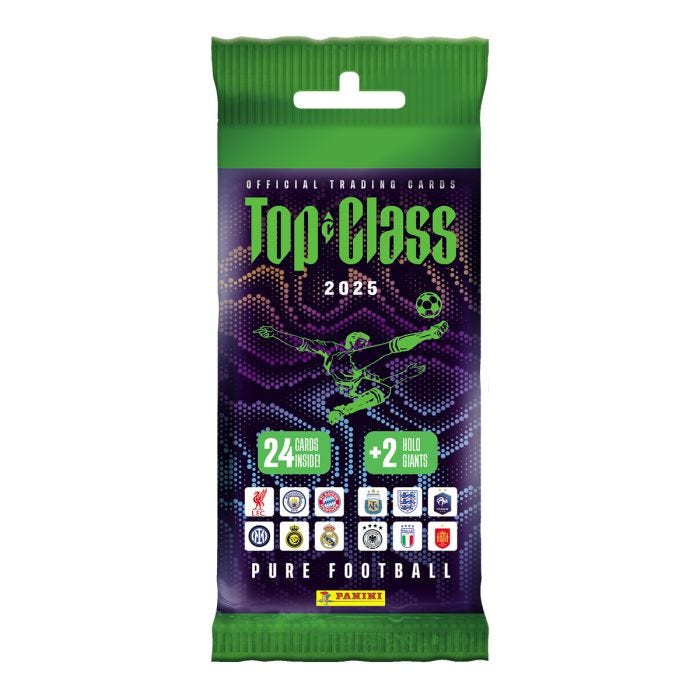 1 x Fat Pack Premier League Top Class 2025 Trading Cards