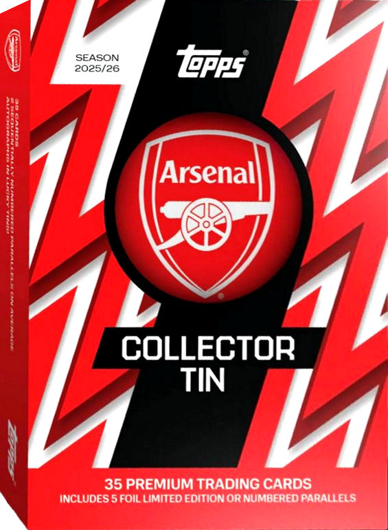 Topps Arsenal 2025/26 Collector Tin - Pre-Order 17/9/25