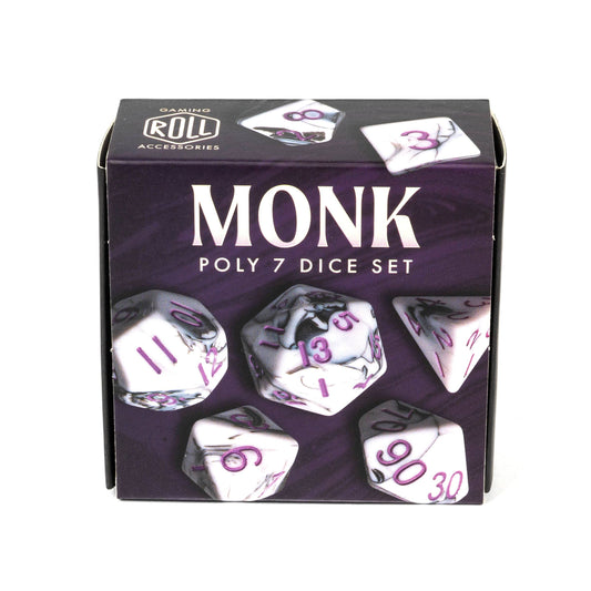 Monk 7-Polyhedral Dice