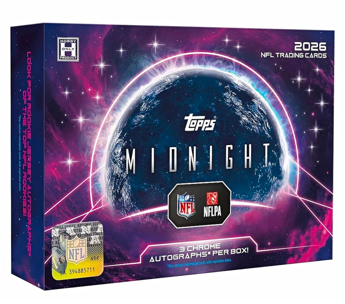 PRE ORDER 2026 Topps Midnight Football Hobby Box – Sealed NFL