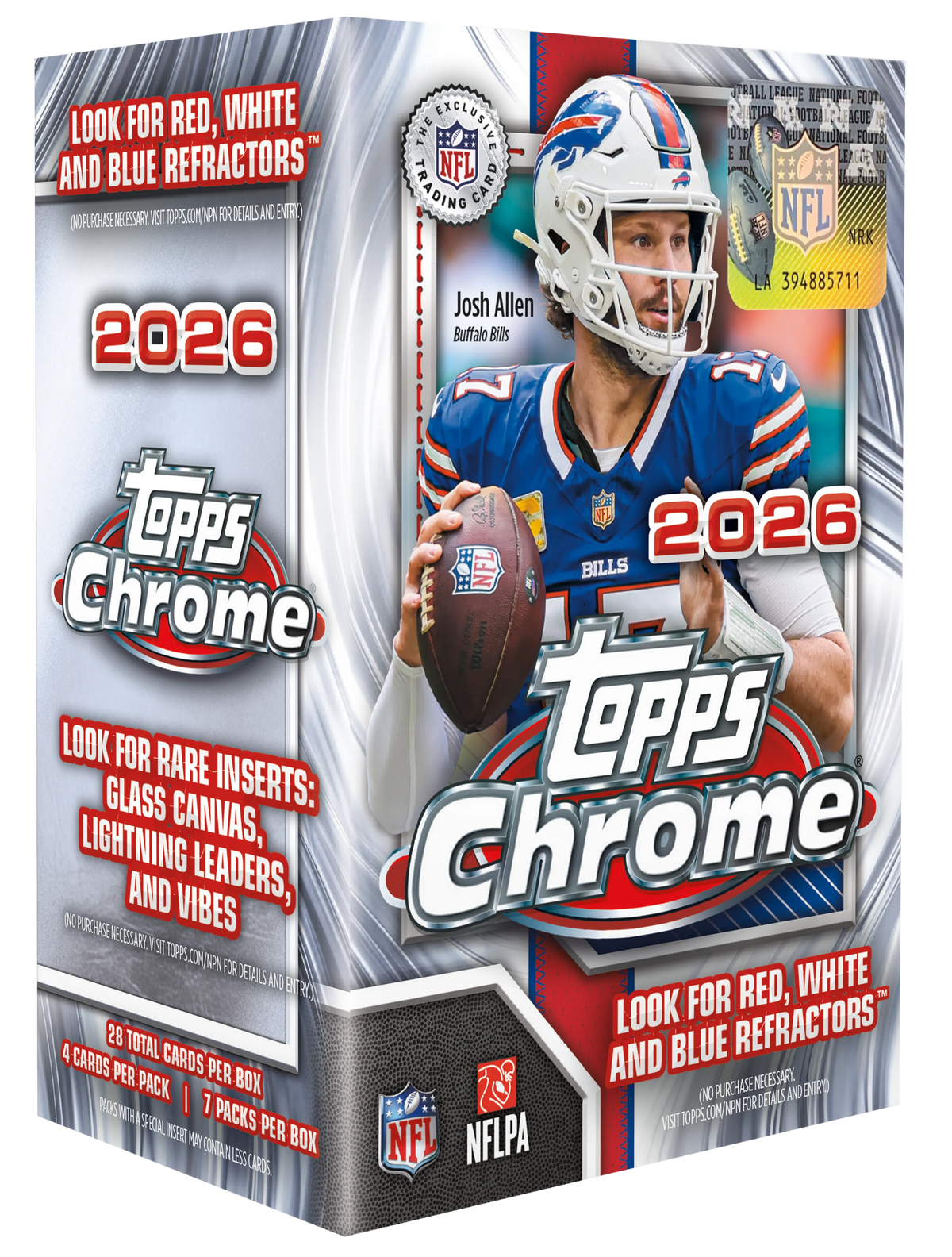 PRE ORDER - 2026 Topps Chrome® NFL Football - Value Box