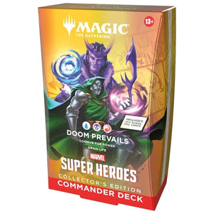 Magic: The Gathering Marvel Super Heroes Commander Deck Collectors Edition - Doom Prevails