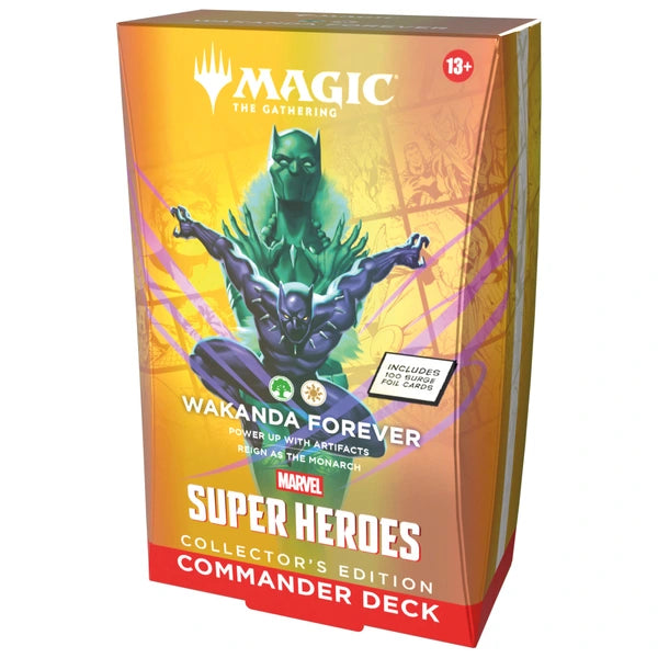 Magic: The Gathering Marvel Super Heroes Commander Deck Collectors Edition - Wakanda Forever