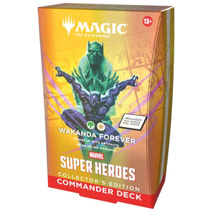 Magic: The Gathering Marvel Super Heroes Commander Deck Collectors Edition - Wakanda Forever