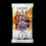 Topps Match Attax 2026/27 single sealed trading card packet on a solid black background