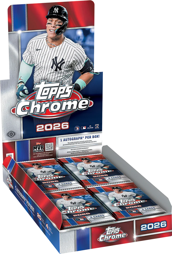 PRE ORDER - Topps Chrome Baseball 2026 - Hobby Box