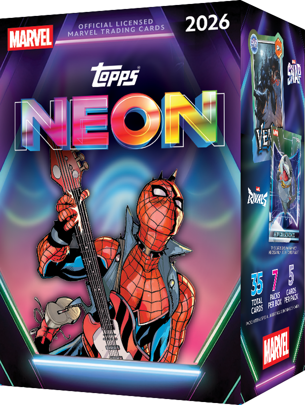 PRE ORDER - Topps Neon Marvel 2026 Value Box