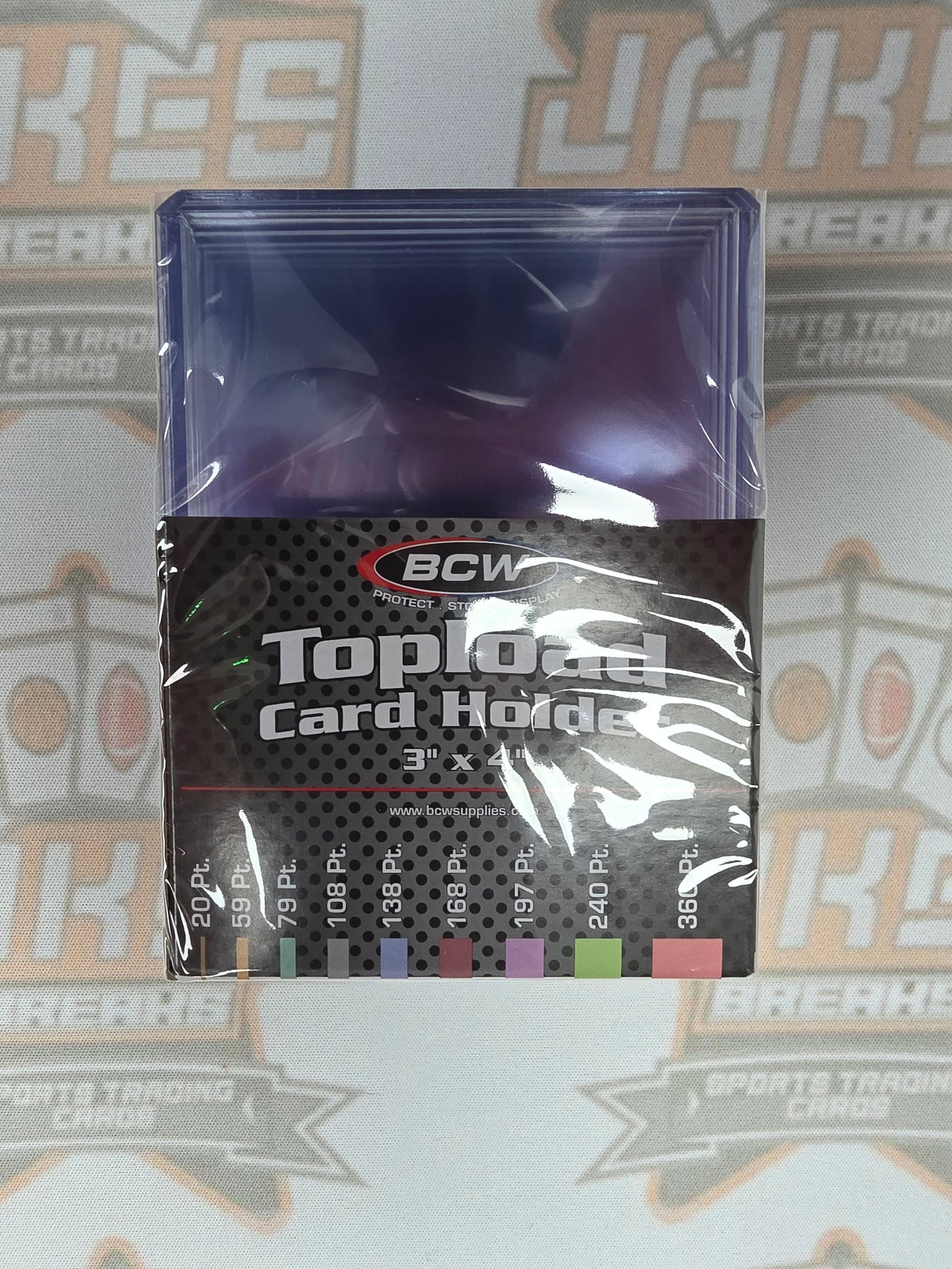 BCW - Toploaders - 3×4" 108PT.