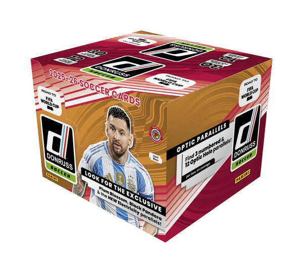 2025-26 Panini Donruss Road to FIFA World Cup Soccer International Hobby Box