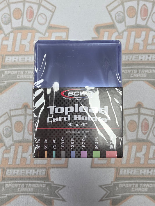BCW Topload Card Holder 35PT 3"x4"