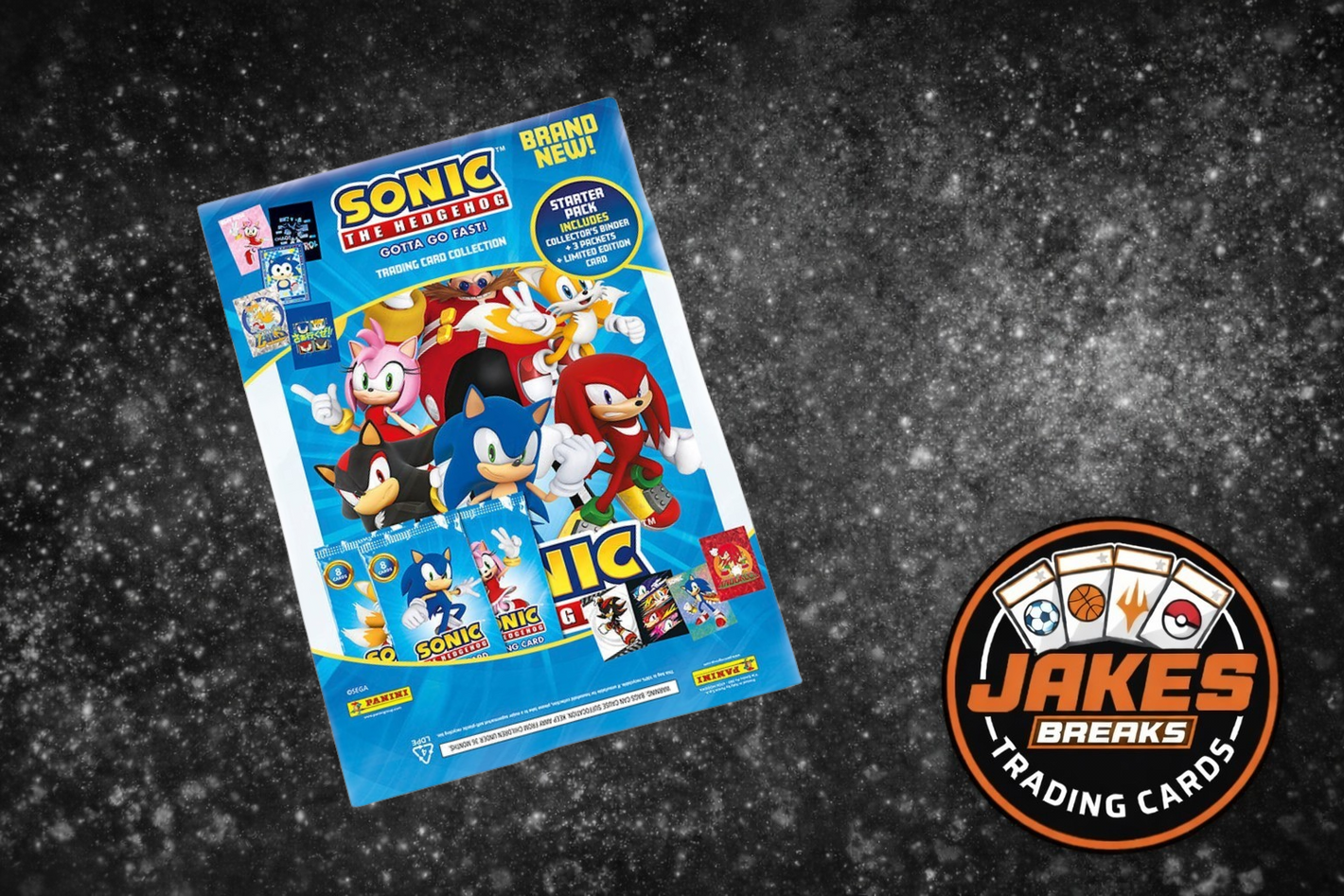 Panini - Sonic ‘Gotta Go Fast’ - Trading Card Collection - Starter Pack.