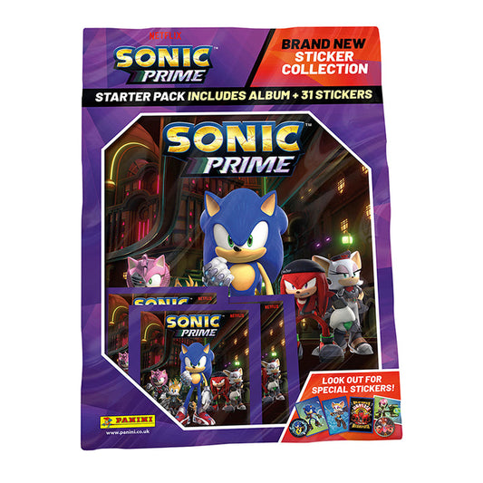 Sonic Prime Sticker Collection Starter Pack