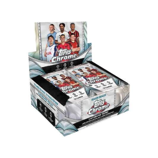 Topps Chrome UEFA Club Competitions 2024-25 Jumbo Box - Pre-Order