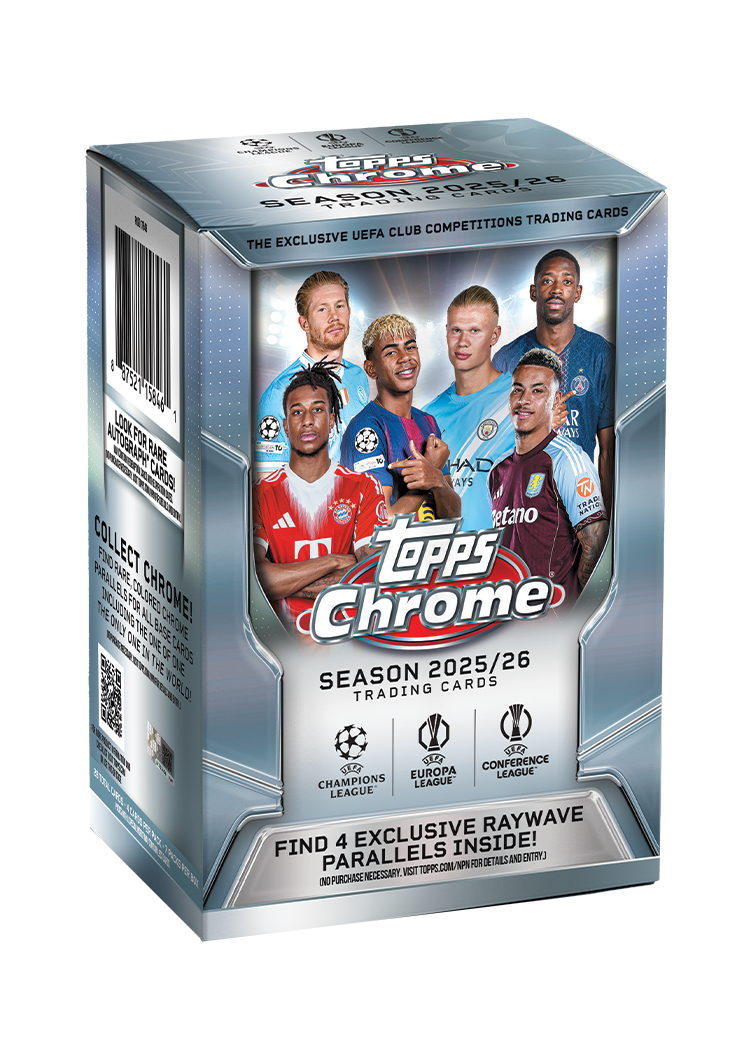 PRE ORDER- Topps Chrome UEFA Club Competitions 2025/26 Value Box