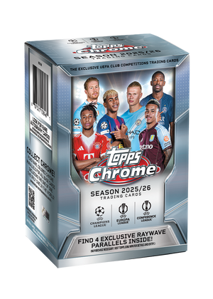 PRE ORDER- Topps Chrome UEFA Club Competitions 2025/26 Value Box
