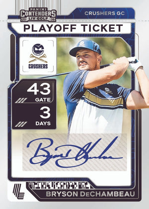 2026 Panini Contenders LIV Golf Trading Card Box (Hobby)