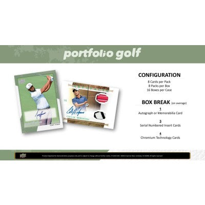 2024 Upper Deck SP Game Used Golf Hobby
