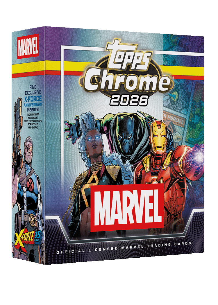 Pre-Order
2026 Topps Chrome® Marvel Comics - Mega Box