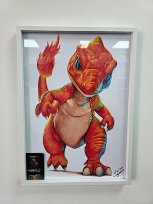 Pokémon - Charmeleon, Realism Print.