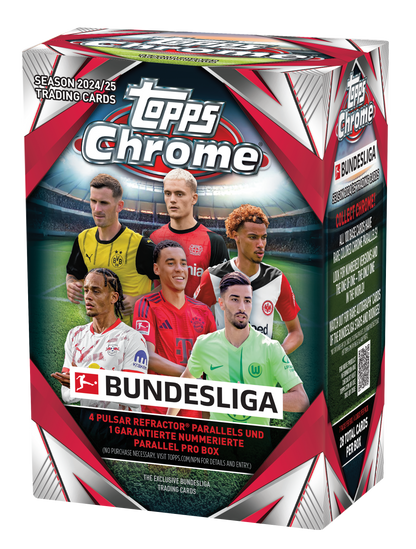 2024-25 Topps Chrome Bundesliga Soccer Blaster / Value Box
