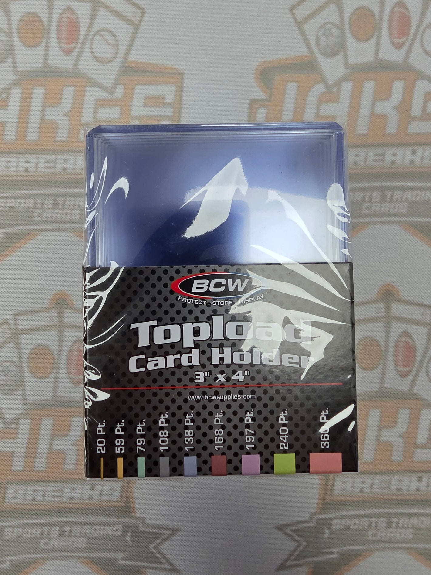BCW - Toploaders - 3x4" 138pt.