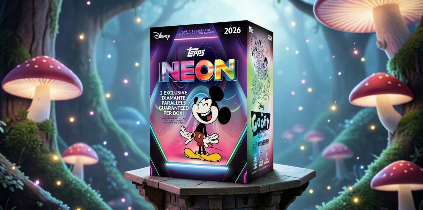 PRE ORDER - TOPPS DISNEY NEON VALUE BOX