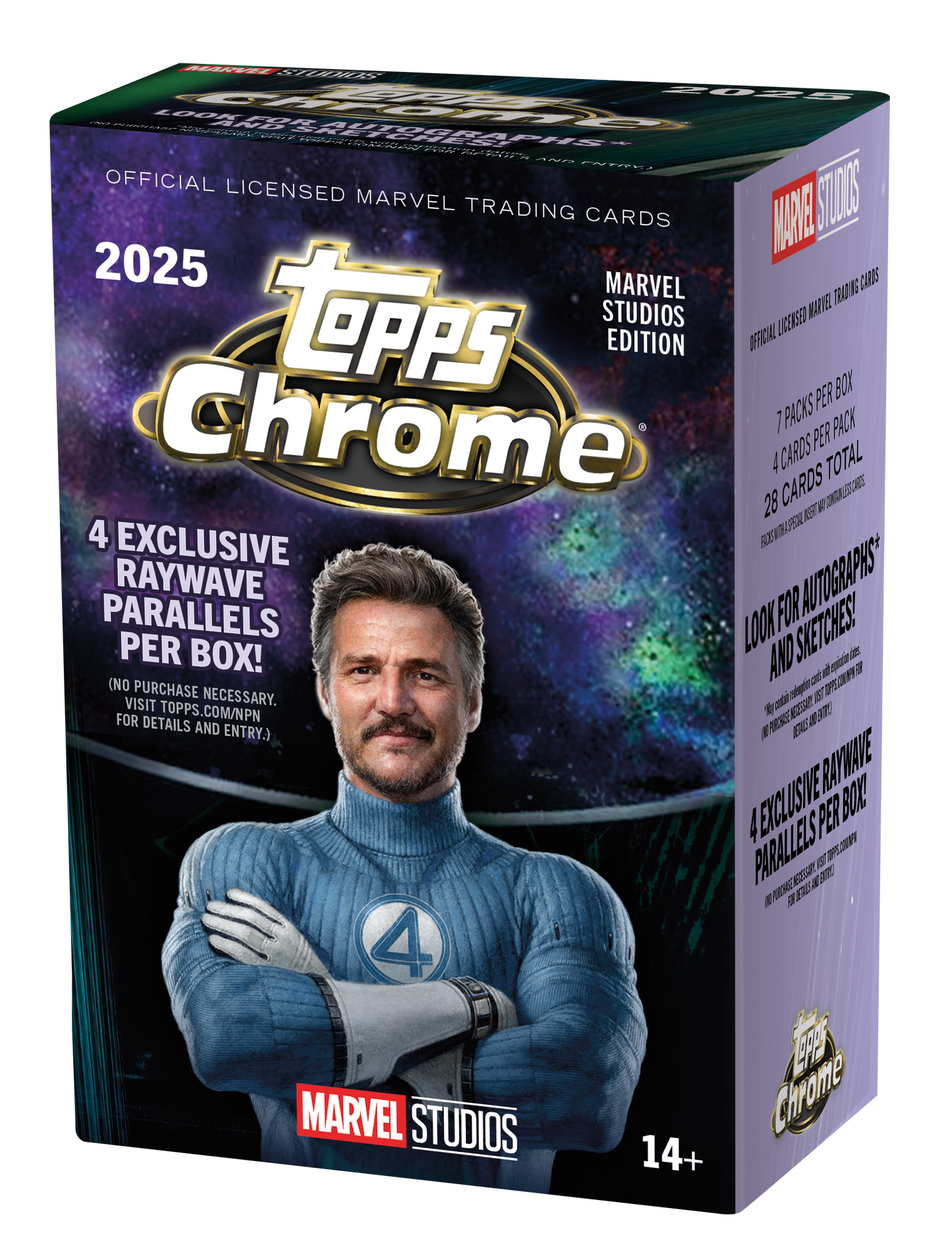 PRE ORDER - 2025 Topps Marvel Studios Chrome® - Value Box