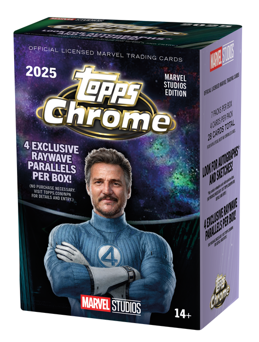 PRE ORDER - 2025 Topps Marvel Studios Chrome® - Value Box