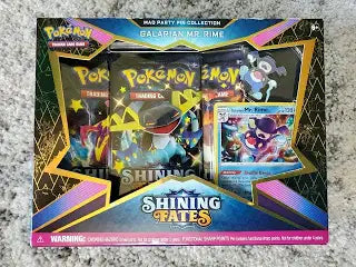 Pokemon - Shining Fates - Galarrian Mr. Rime, Mad Party Pin Collection.