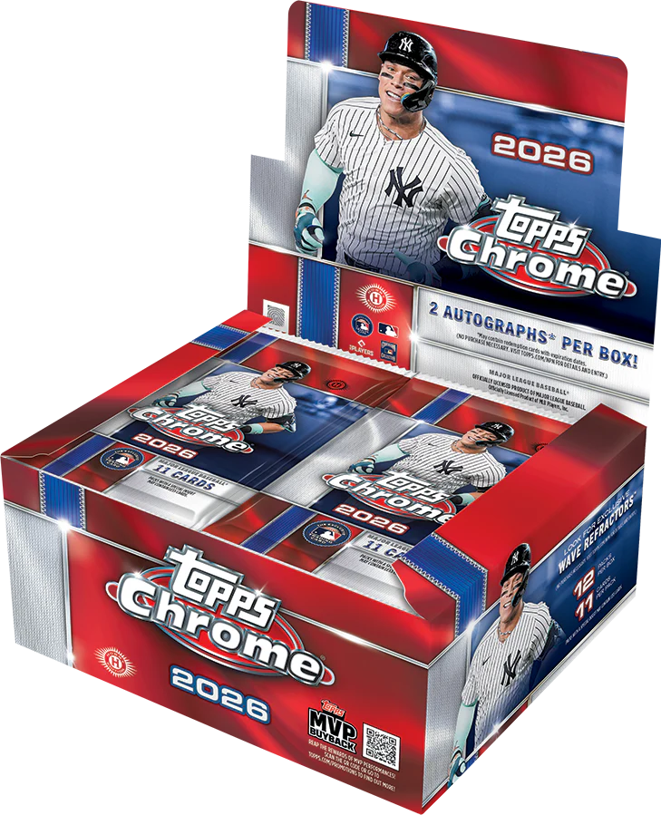 PRE ORDER - Topps Chrome Baseball 2026 - Jumbo Box