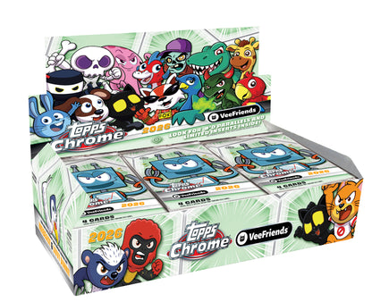FULL SEALED CASE- Topps Chrome VeeFriends 2026 Hobby Box (12 Boxes)