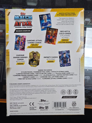 Full box Match Attaxx Multipack- 12 x Multipacks (36 packs + 12 limited Edition packs)