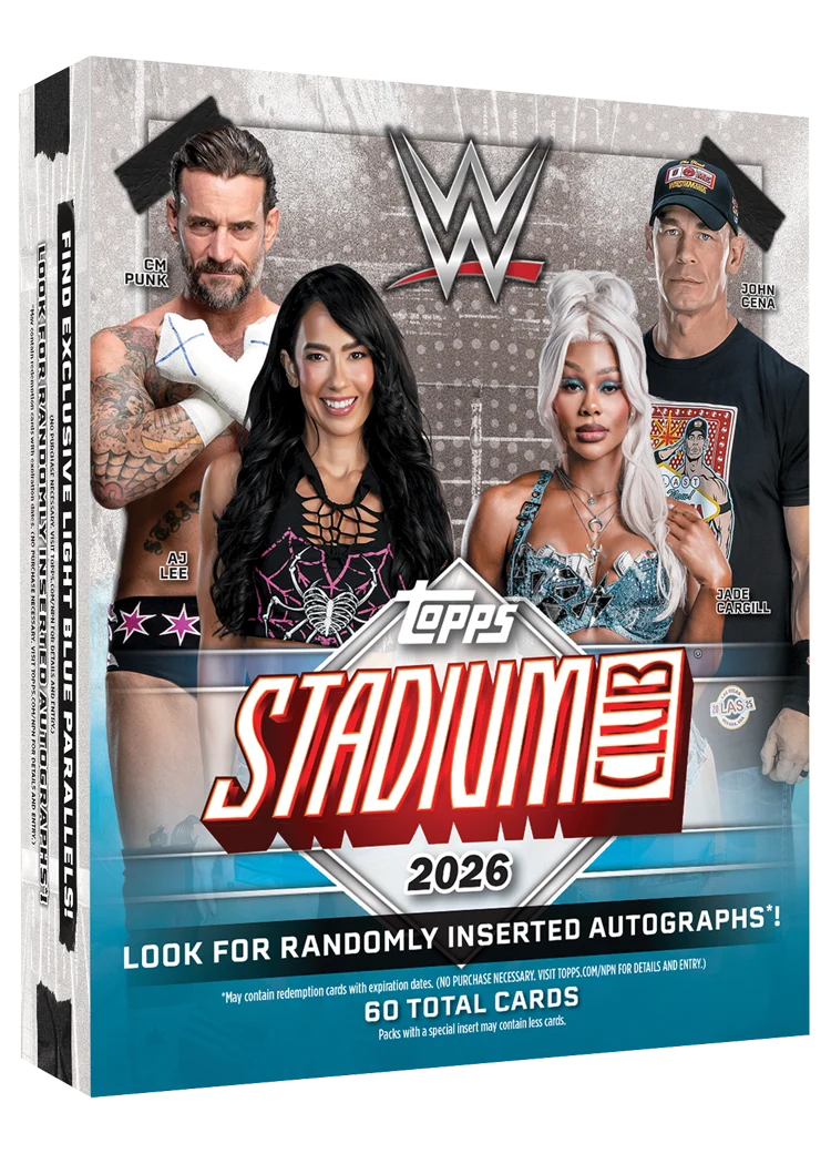 PRE ORDER - Topps WWE Stadium Club 2026 - Mega Box